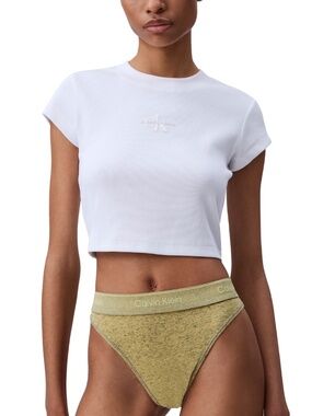 Calvin Klein Women’s Icon Cotton Stretch Tanga
